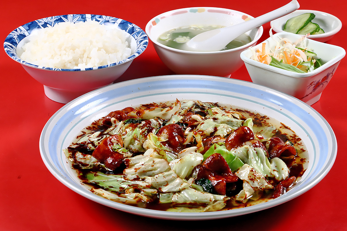 おいしさいろいろ定食 ホイコーロー定食 1,000円（税込）