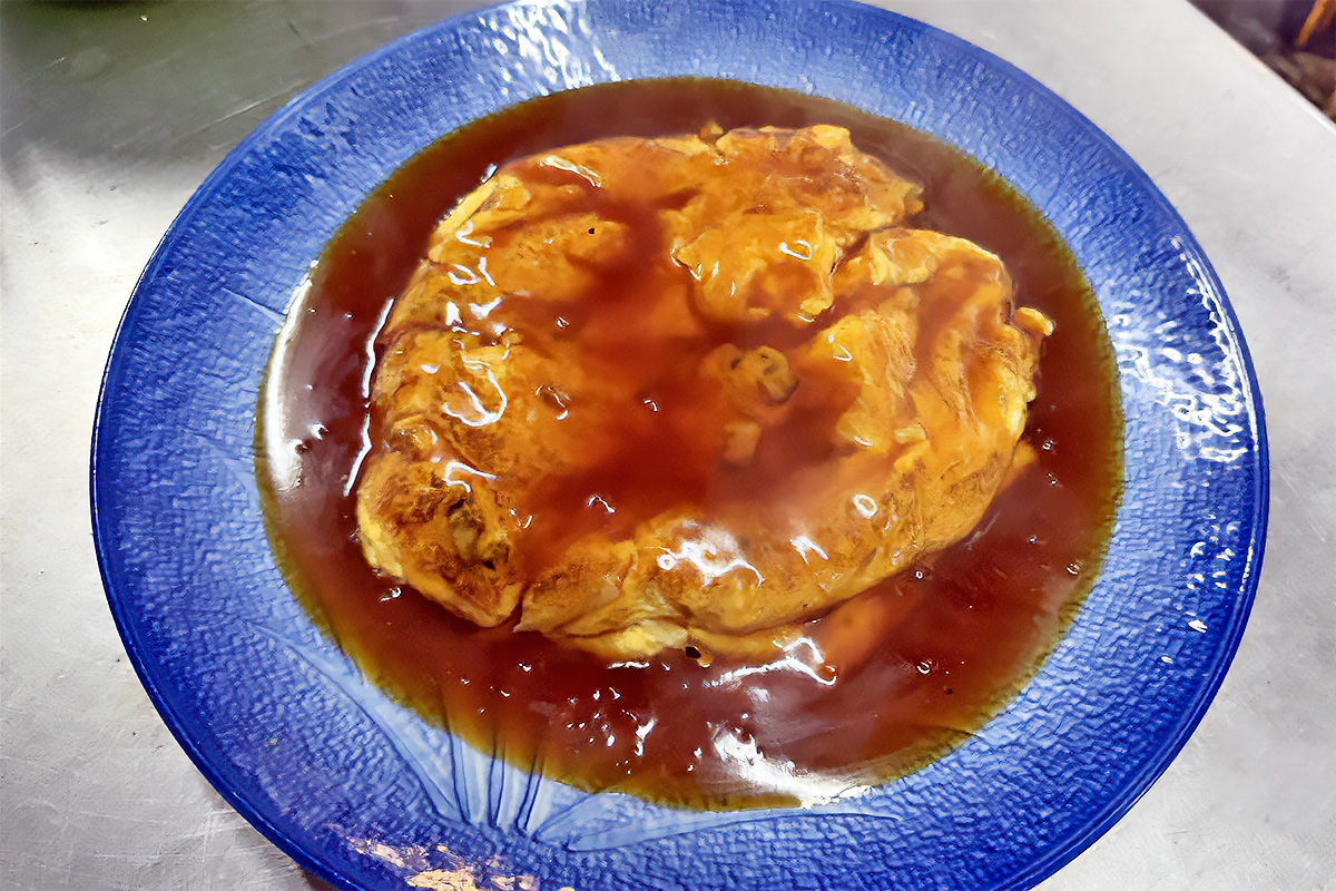 ボリューム満点のどんぶり かに玉丼 980円（税込）
